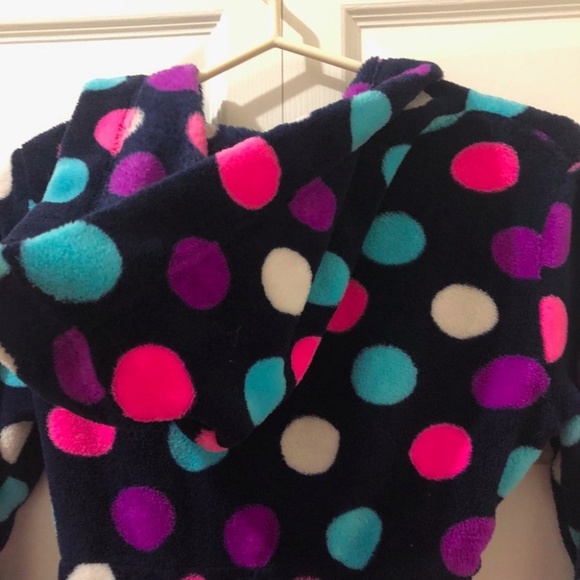 Hooded bathrobe in very good condition size 14 - Picture 5 of 5